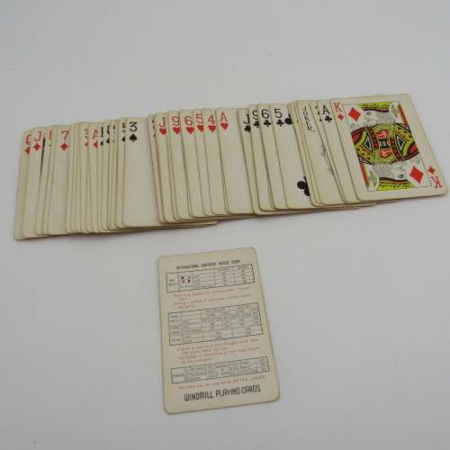 Vintage Union - castle line deck of cards - complete