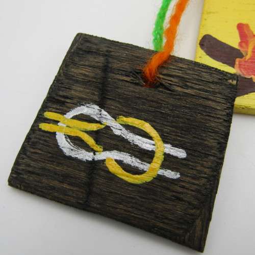 Lot of Boy scouts wooden charms