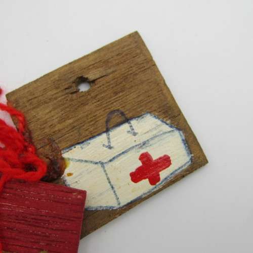 Lot of Boy scouts wooden charms