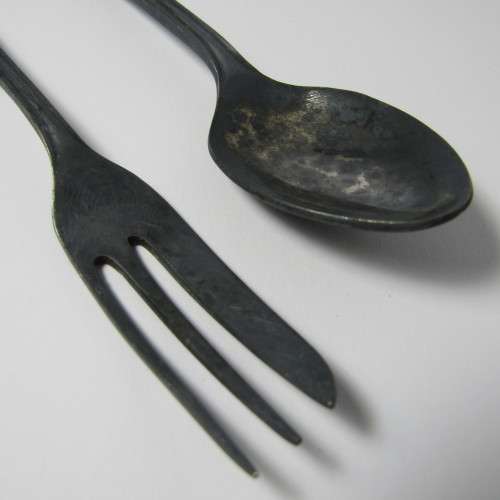 South African Air Force SALM spoon and cake fork