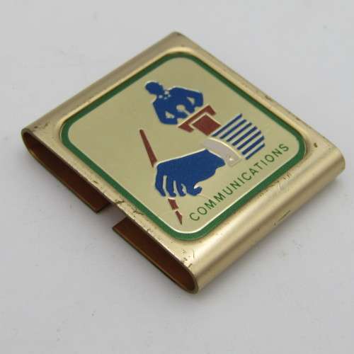 Lot of 4 Boy scout metal belt badges