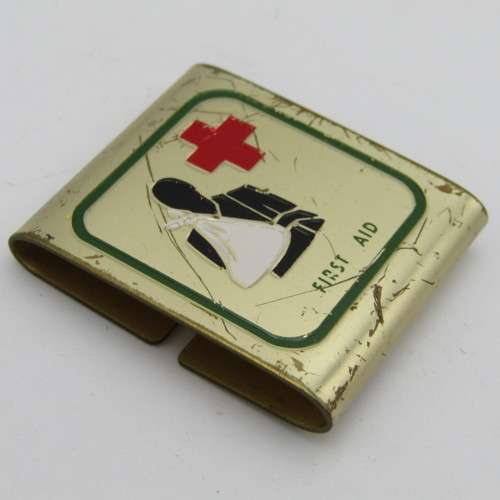 Lot of 4 Boy scout metal belt badges
