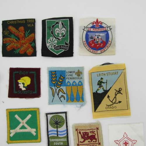 Lot of assorted boy scout cloth badges