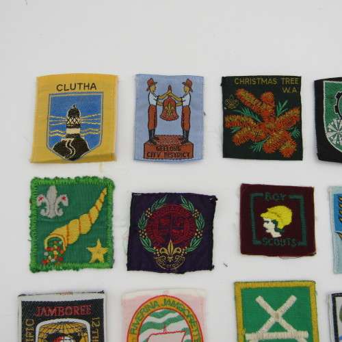 Lot of assorted boy scout cloth badges