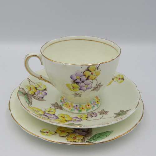 Vintage Foley China porcelain trio