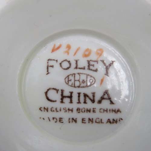 Vintage Foley China porcelain trio