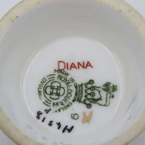 Vintage Royal Doulton Diana porcelain trio