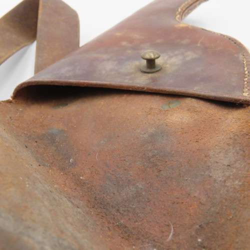 Old Military leather gun holster