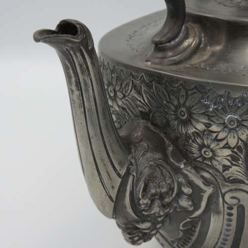 Antique EPBM silver plated Spirit kettle with burner