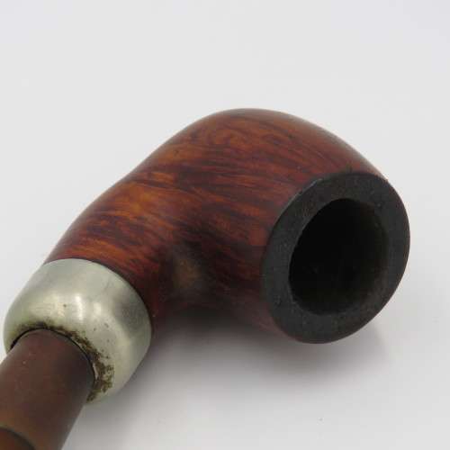 Vintage K&P Petersons standard smoking pipe - stem repaired