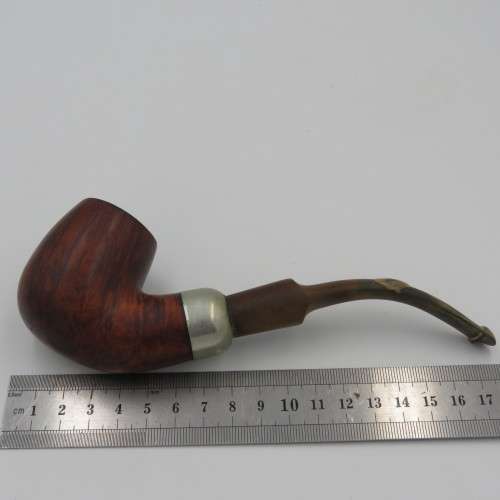 Vintage K&P Petersons standard smoking pipe - stem repaired