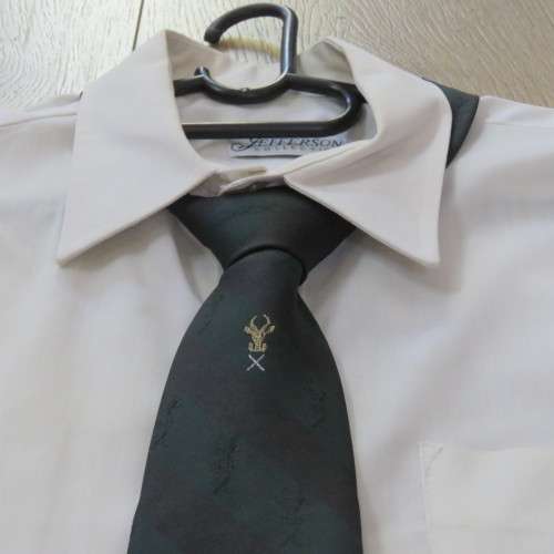 SA Infantry veteran uniform with shirt, tie, jacket and badges (Total back length - 82 cm)