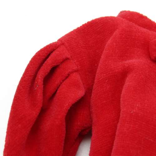 Barbie doll red coat with hat and handbag
