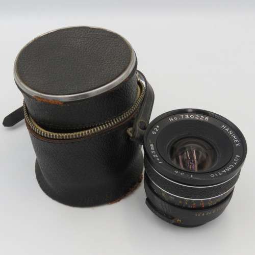 Hanimex automatic 1:3.5 lens F23 mm - screw mount
