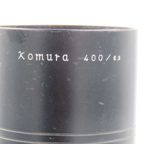Komura 400/6.3 lens with tripod mound
