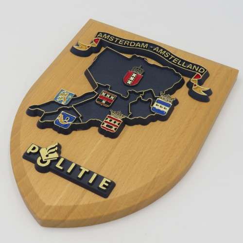Amsterdam Police Politie plaque