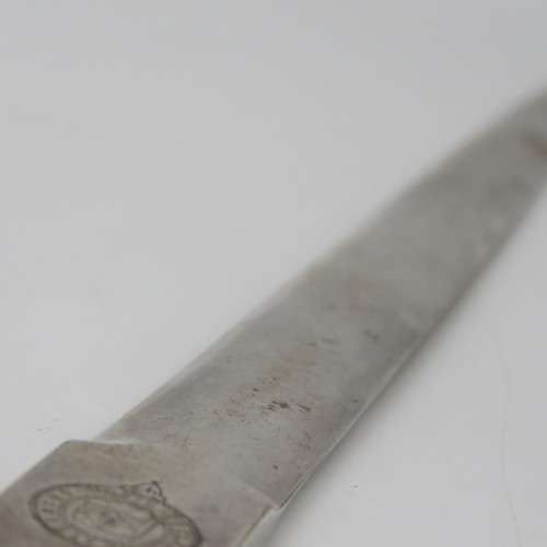 Vintage CLAN Line steamers silverplated letter opener