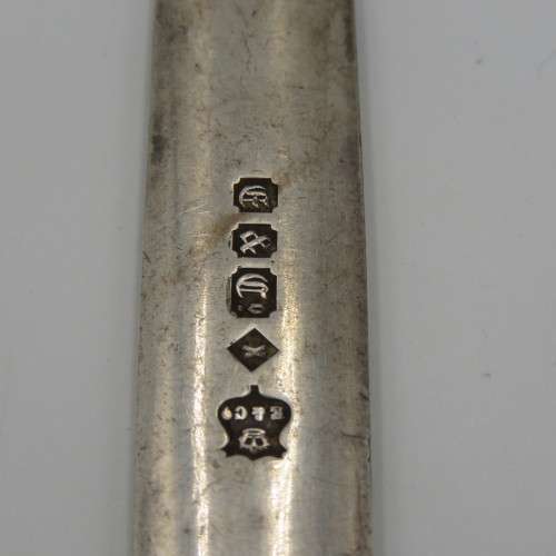 Vintage CLAN Line steamers silverplated letter opener