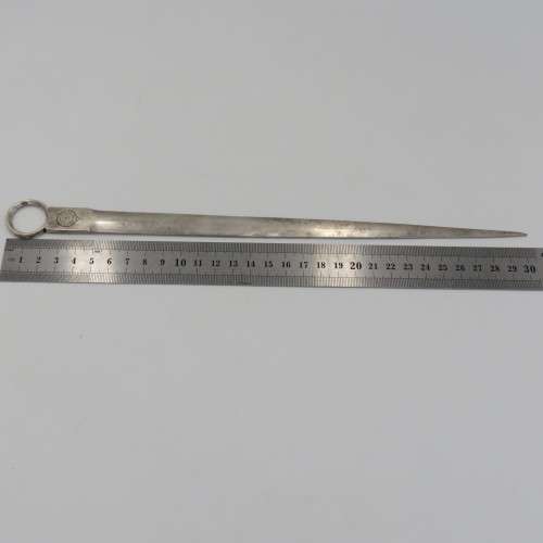 Vintage CLAN Line steamers silverplated letter opener