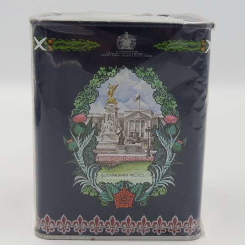 1977 Queen`s silver jubilee tea tin - sealed with contents