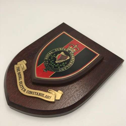 Royal Ulster Constabulary plaque plus tie pin