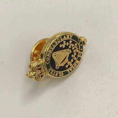Royal Ulster Constabulary plaque plus tie pin