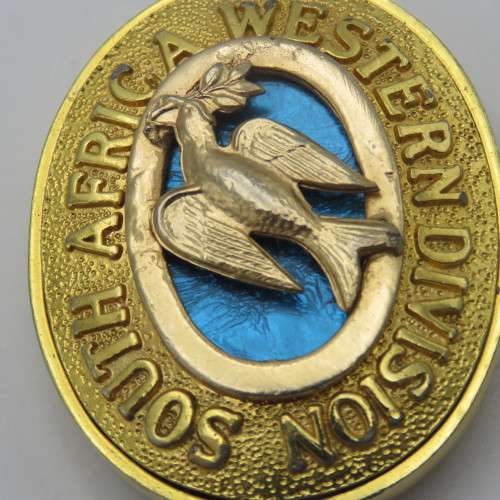 Masonic South Africa Western Division collar jewel