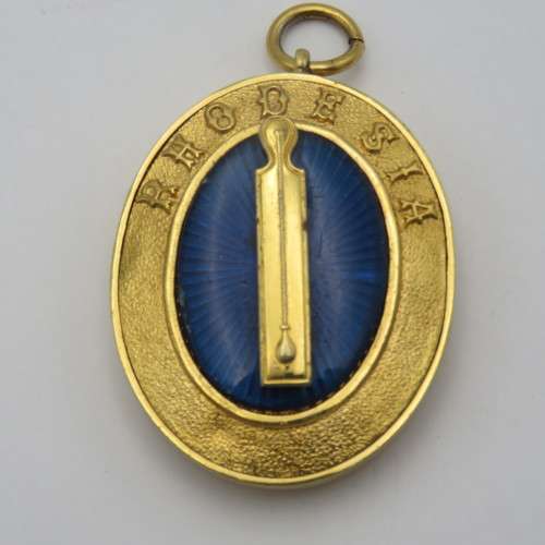 Masonic Rhodesia collar jewel