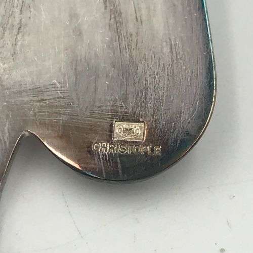 Vintage Chrisofle silverplated cake server in box