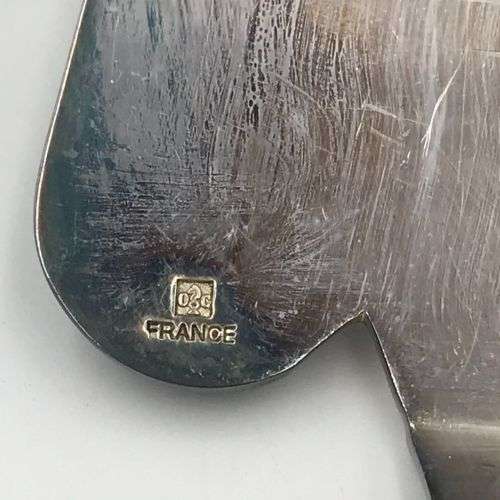 Vintage Chrisofle silverplated cake server in box