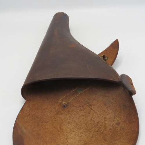 WW1 British leather officer`s gun holster - marked Martin`s Birmingham 1918