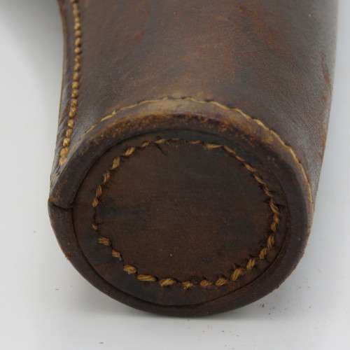 WW1 British leather officer`s gun holster - marked Martin`s Birmingham 1918