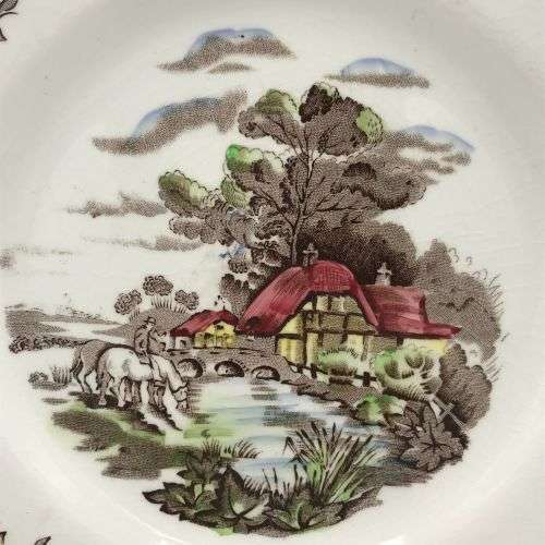 Vintage Crown Clarence Byron display plate