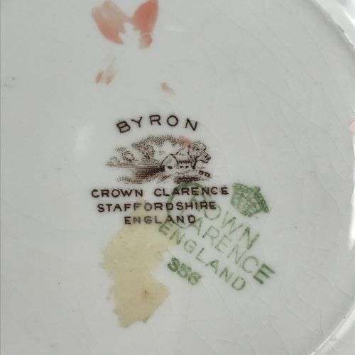 Vintage Crown Clarence Byron display plate