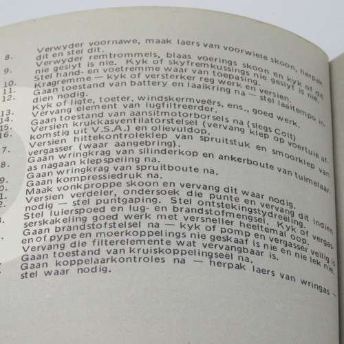 1972 Hillman Vogue book of life - one page missing