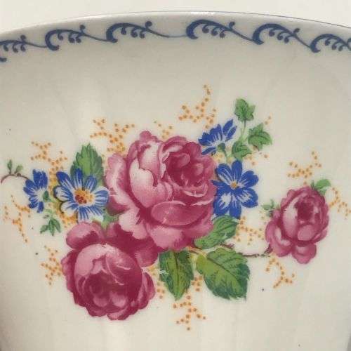 Vintage Shelley porcelain sugar bowl