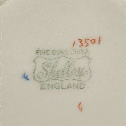 Vintage Shelley porcelain sugar bowl
