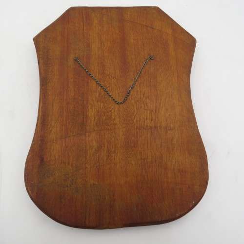 Very Unique hand carved wooden Pretoria regiment plaque
