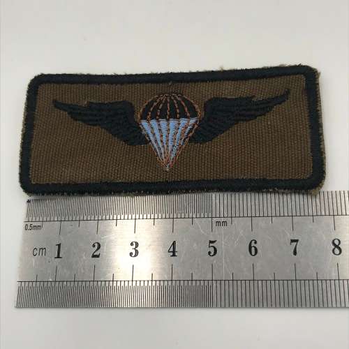 SWA Paratrooper basic wing cloth badge