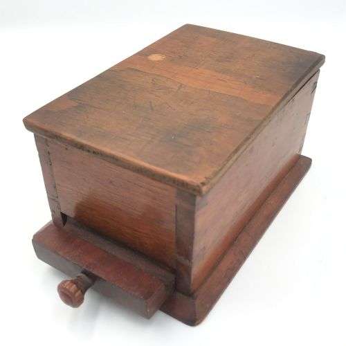 Vintage cigarette dispenser wooden box