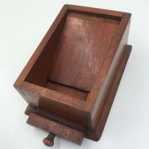 Vintage cigarette dispenser wooden box