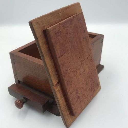 Vintage cigarette dispenser wooden box