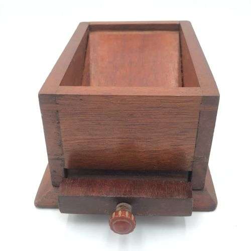 Vintage cigarette dispenser wooden box