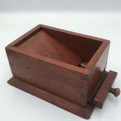 Vintage cigarette dispenser wooden box