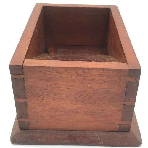 Vintage cigarette dispenser wooden box