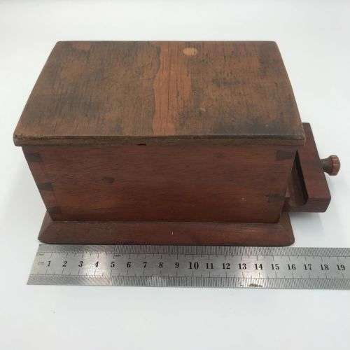 Vintage cigarette dispenser wooden box
