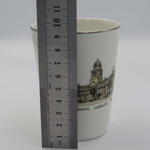 Lot of 2 Johannesburg jubilee 1886 - 1936 glasses