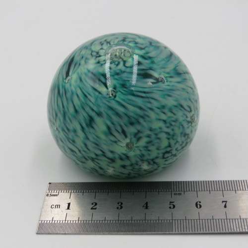 Vintage handmade Guernsey Island studio glass paperweight