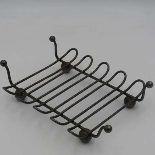 Antique silverplated hot tray pot stand