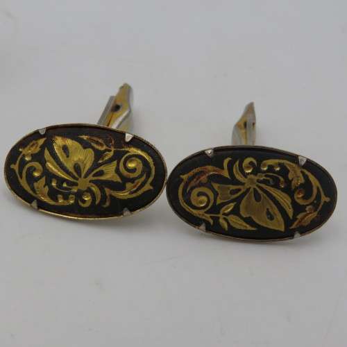 Lot of 5 pair of cufflinks - all vintage